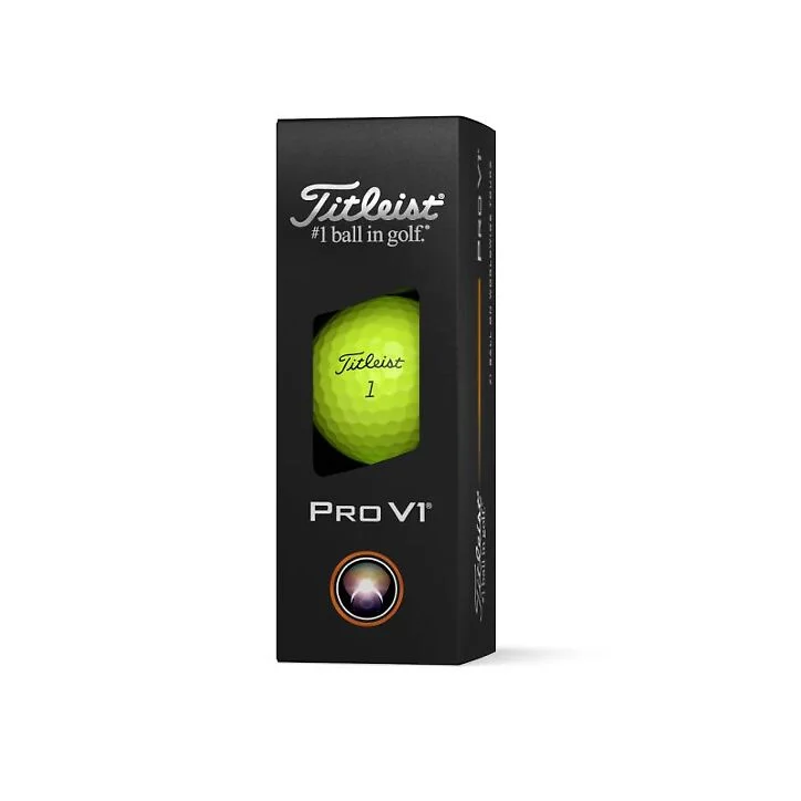 Titleist Pro V1 Yellow2