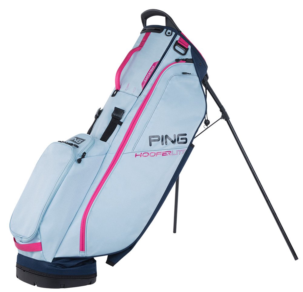 PING Hoofer Lite Golf Stand Bag CrystalNavyMalibu Rose