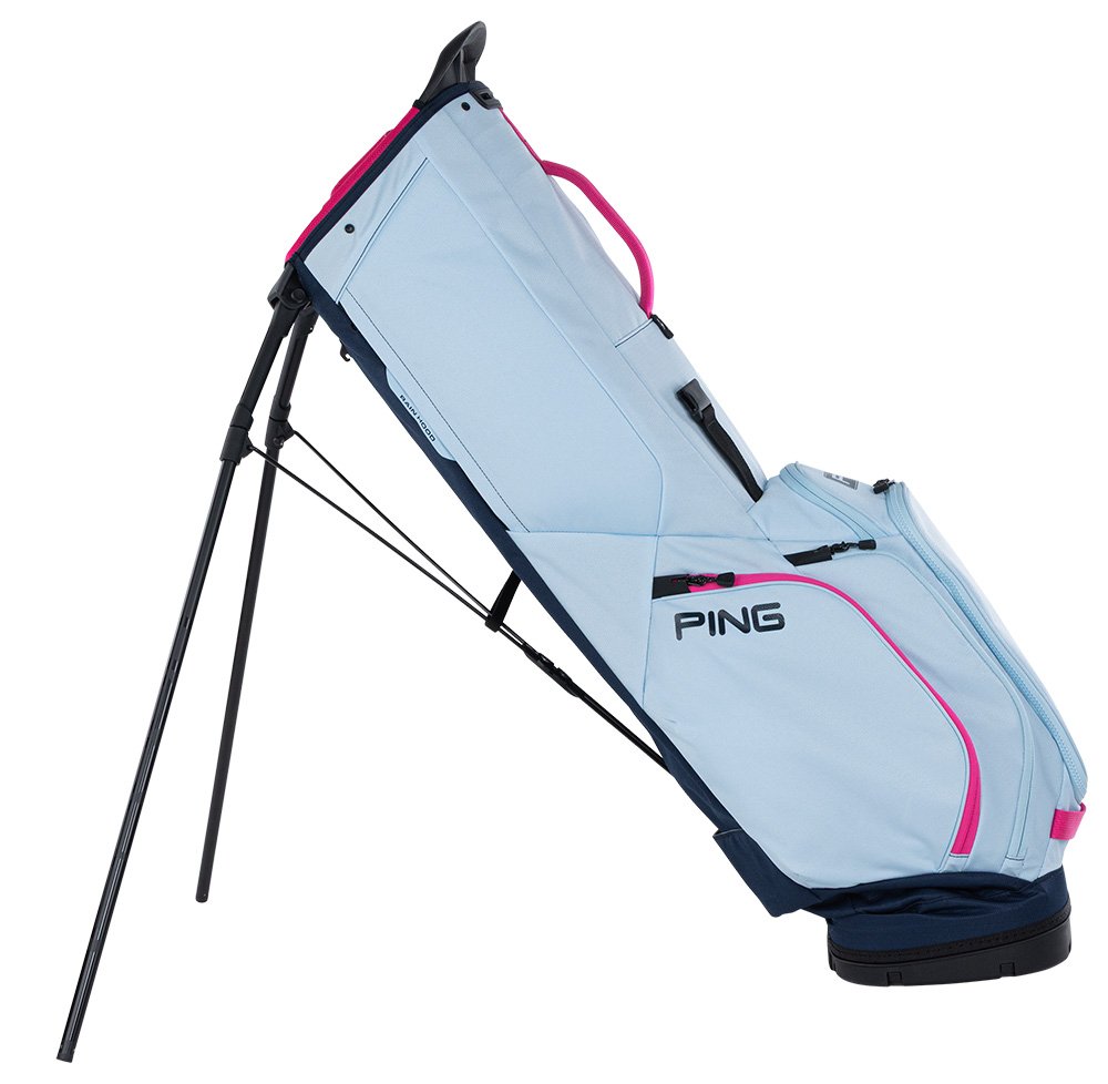 PING Hoofer Lite Golf Stand Bag CrystalNavyMalibu Rose2